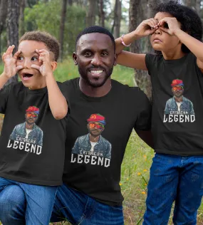 1sttheworld T-Shirt - Eritrea Flag Legend T-Shirt Black A35