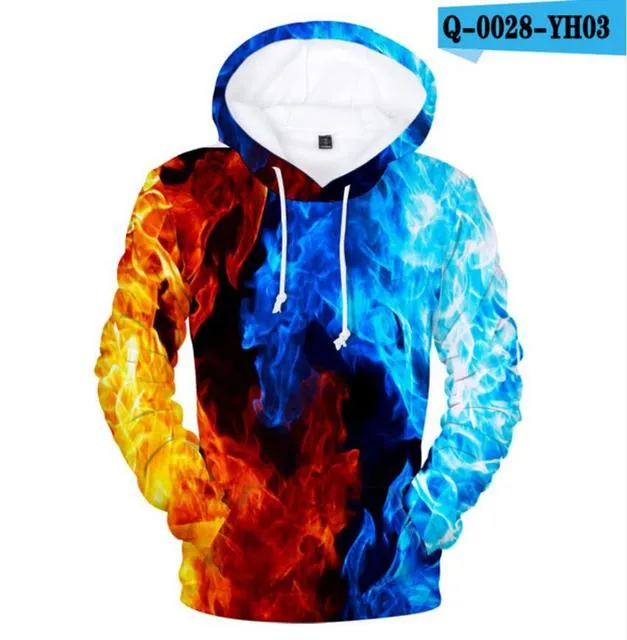 2020 Wholesale Adult Child Size Wolf Hoodies Sweatshirt 3D Print Mens Boys Hoodies Sweatshirt Fashion Design Clothing big size