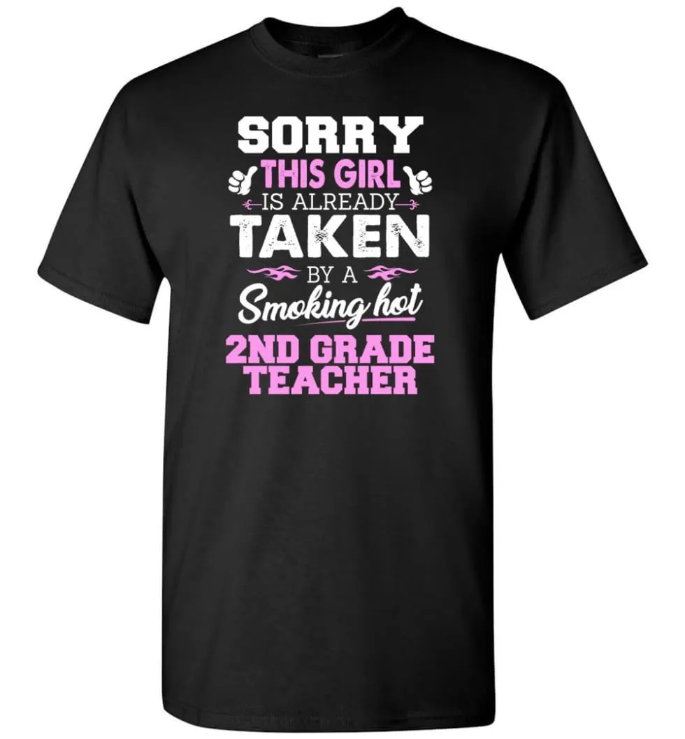 2nd Grade Teacher Shirt Cool Gift for Girlfriend, Wife or Lover - Short Sleeve T-Shirt