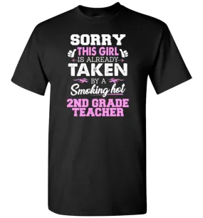 2nd Grade Teacher Shirt Cool Gift for Girlfriend, Wife or Lover - Short Sleeve T-Shirt