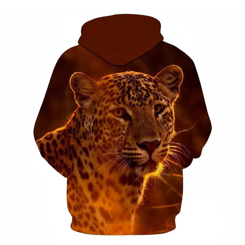 3D Print Flame Tiger Hoodie Men Sweatshirt Men Women Hoodies Plus Size Pullover Novelty 6XL Casual Animal Coats