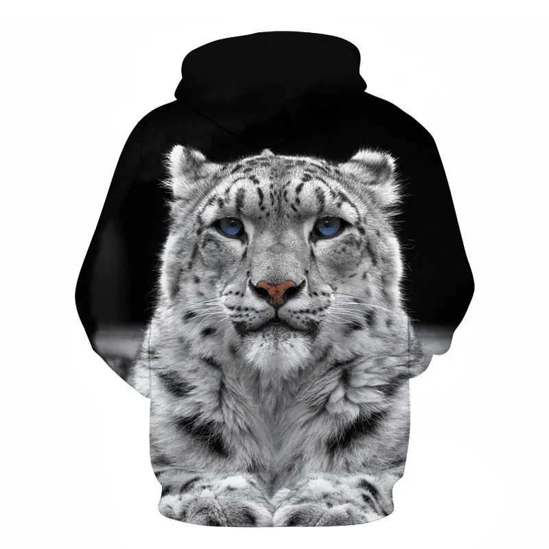 3D Print Flame Tiger Hoodie Men Sweatshirt Men Women Hoodies Plus Size Pullover Novelty 6XL Casual Animal Coats