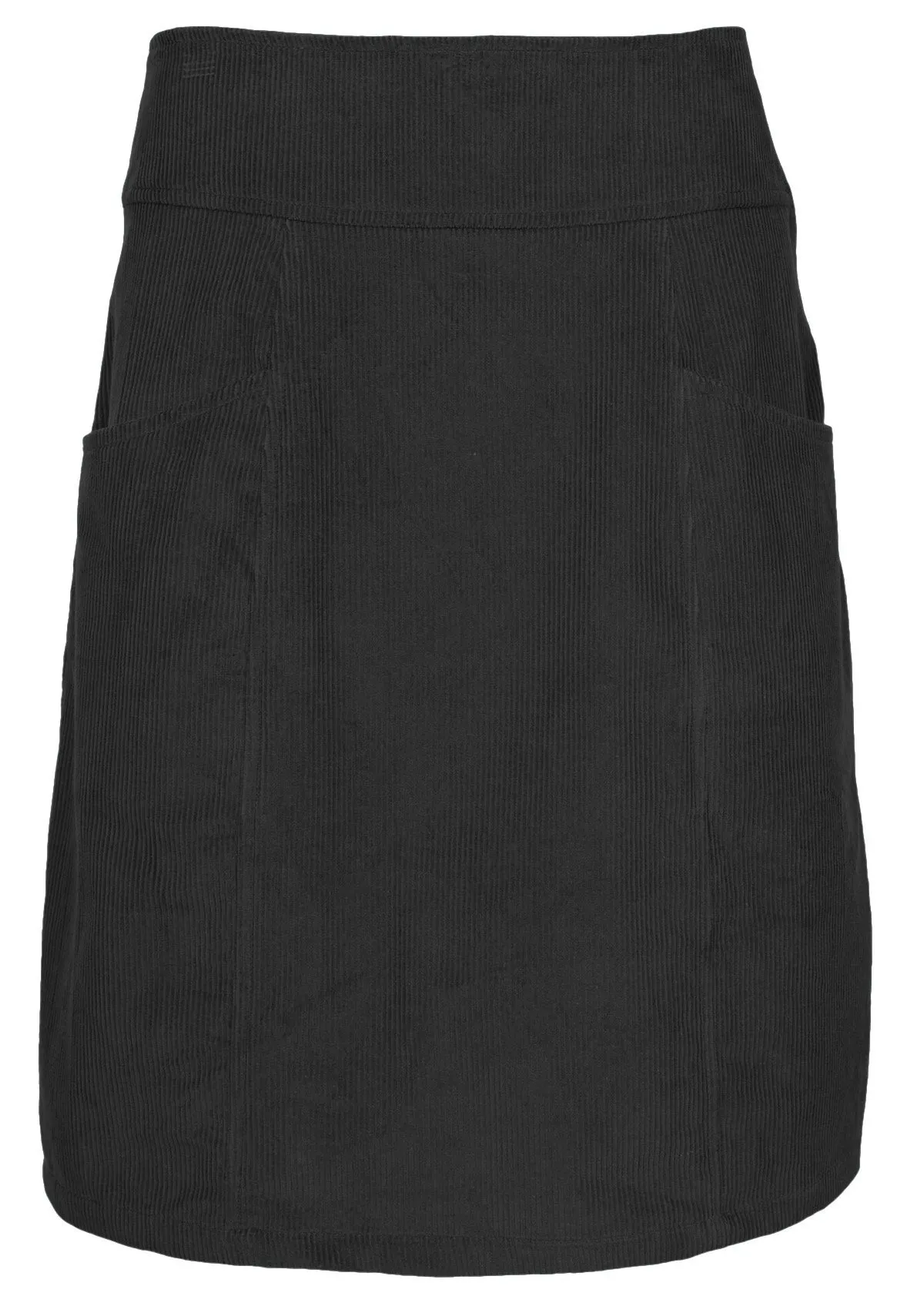 Aalia Corduroy Skirt Black