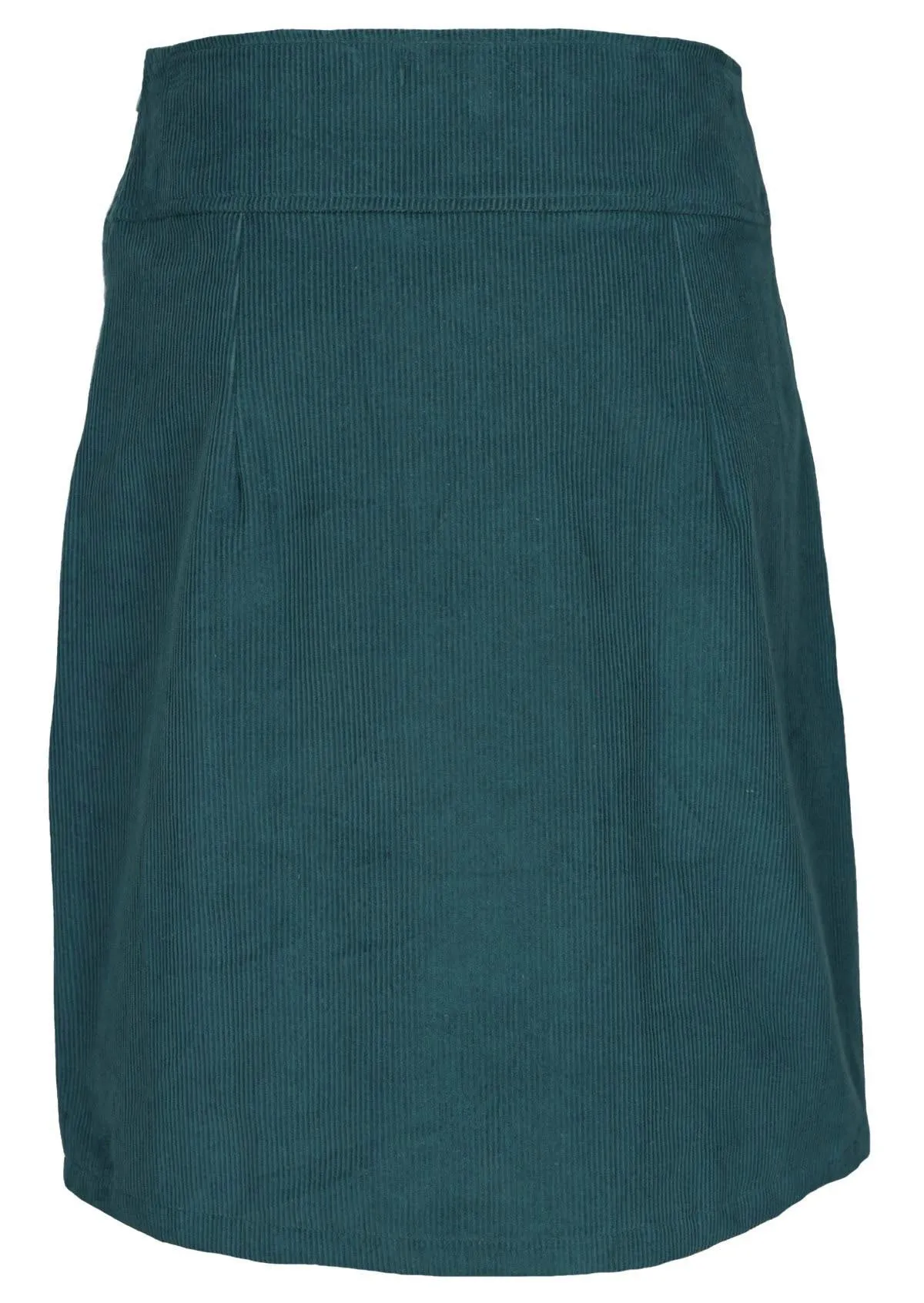 Aalia Corduroy Skirt Deep Teal