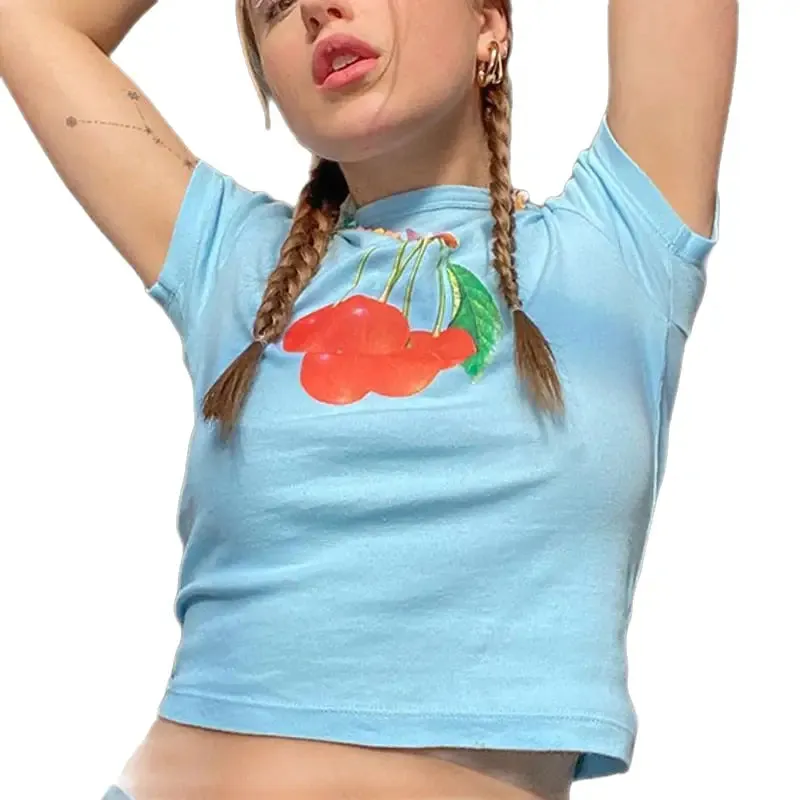 Aesthetic E-Girl Cherries Top