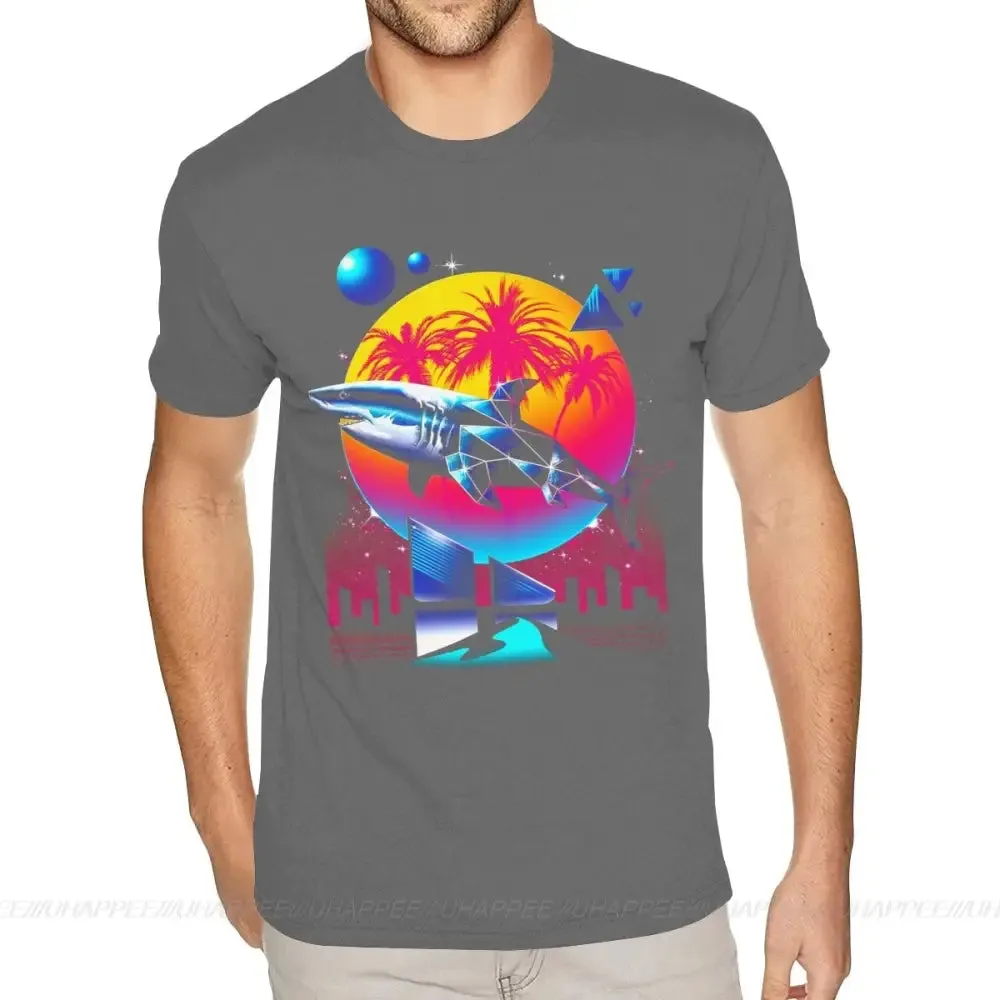 Aesthetic Shark Vaporwave T-Shirt