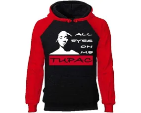 All Eyes On Me Raglan Hoodie, Rap, Hip-Hop R&B Inspired Hoodie