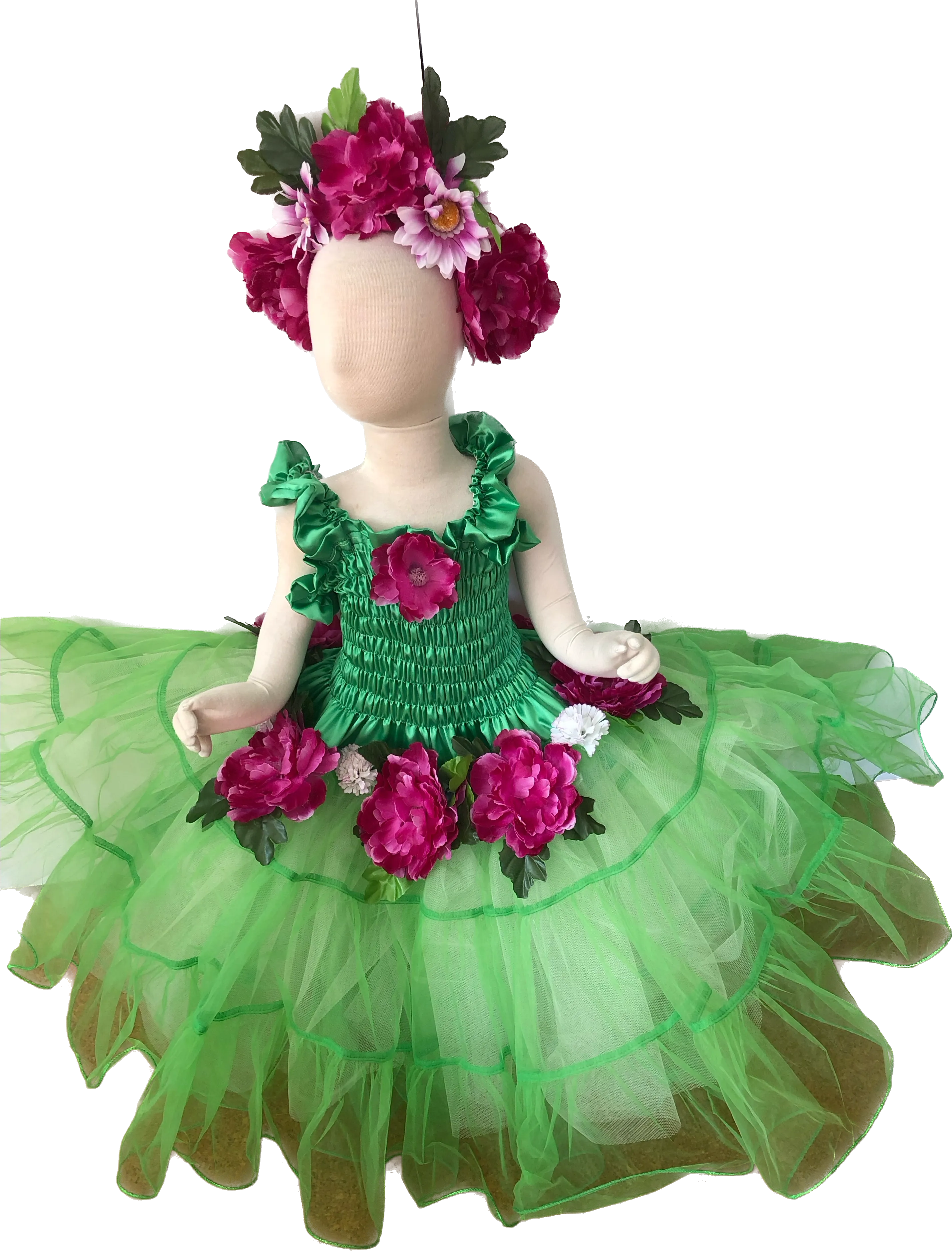 Aloha  Green Princess Fairy Dress