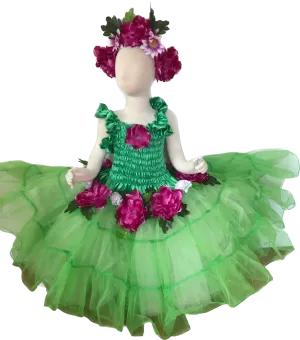 Aloha  Green Princess Fairy Dress