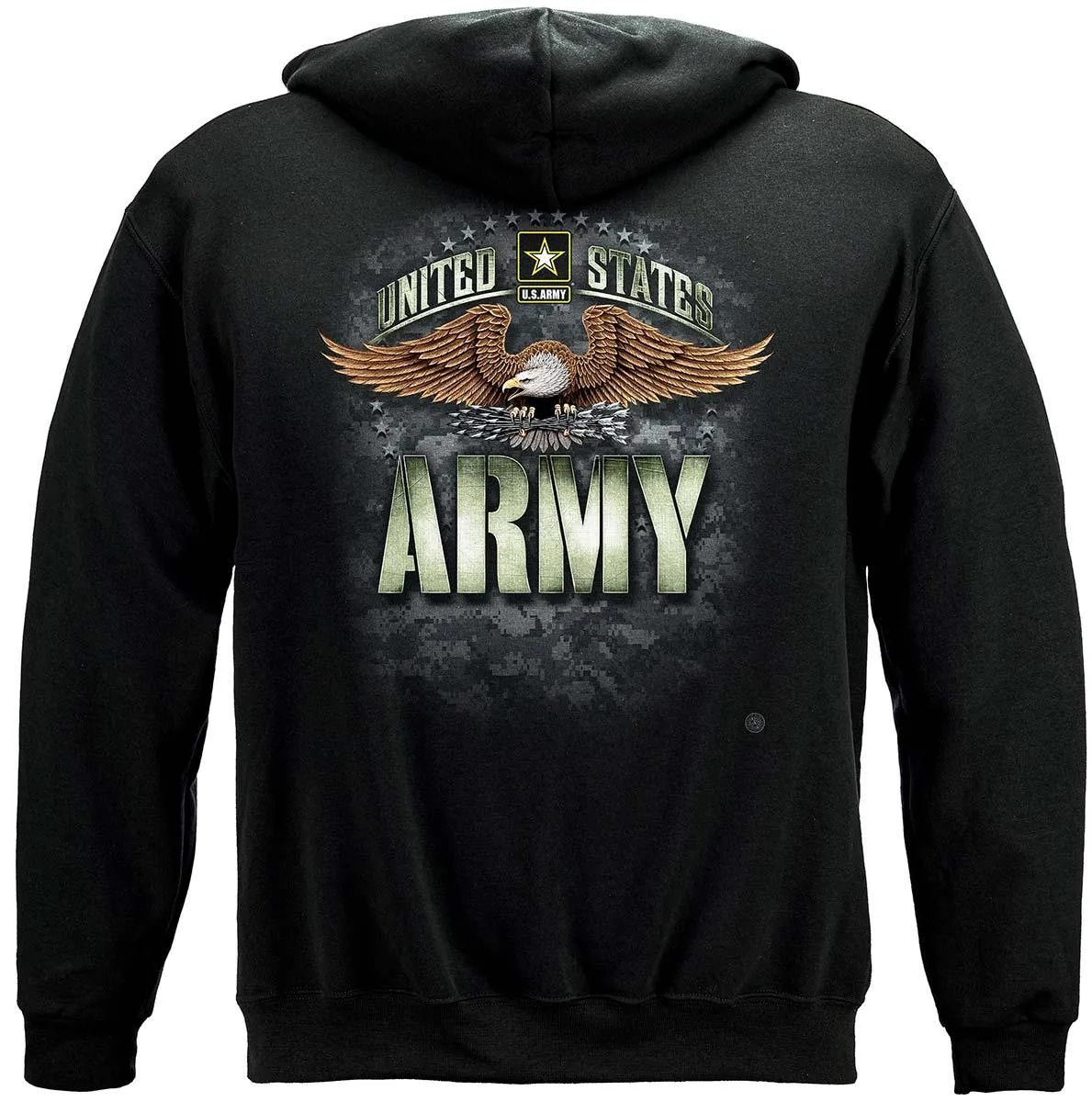 Army Strong Black Hoodie