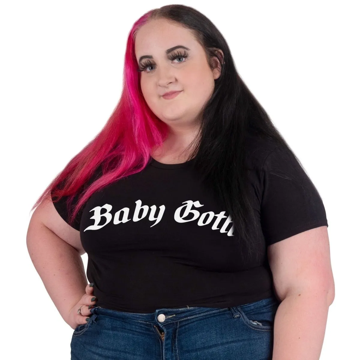 Baby Goth Crop Baby Tee