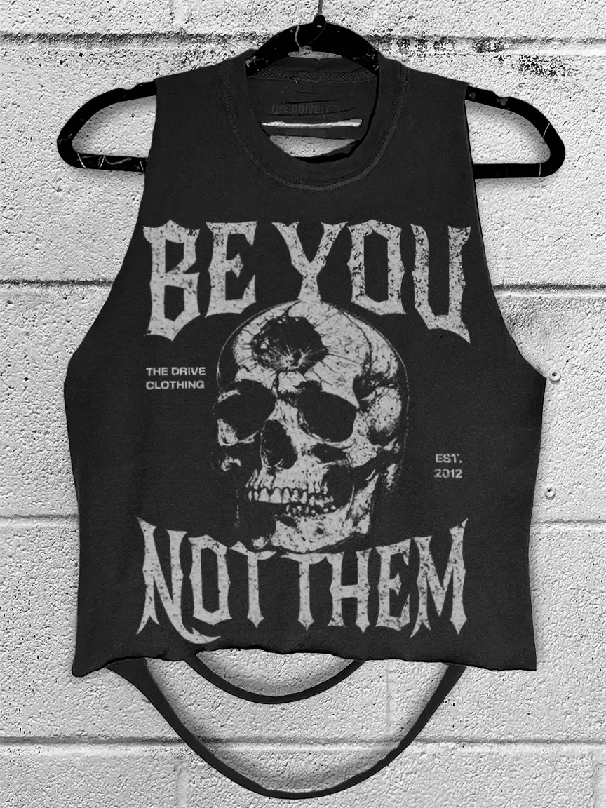 BE YOU NOT THEM CROP TANK TOP