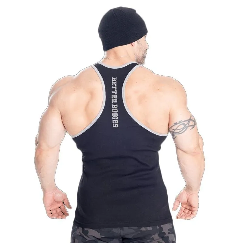 Better Bodies Jersey Rib T-Back- Black