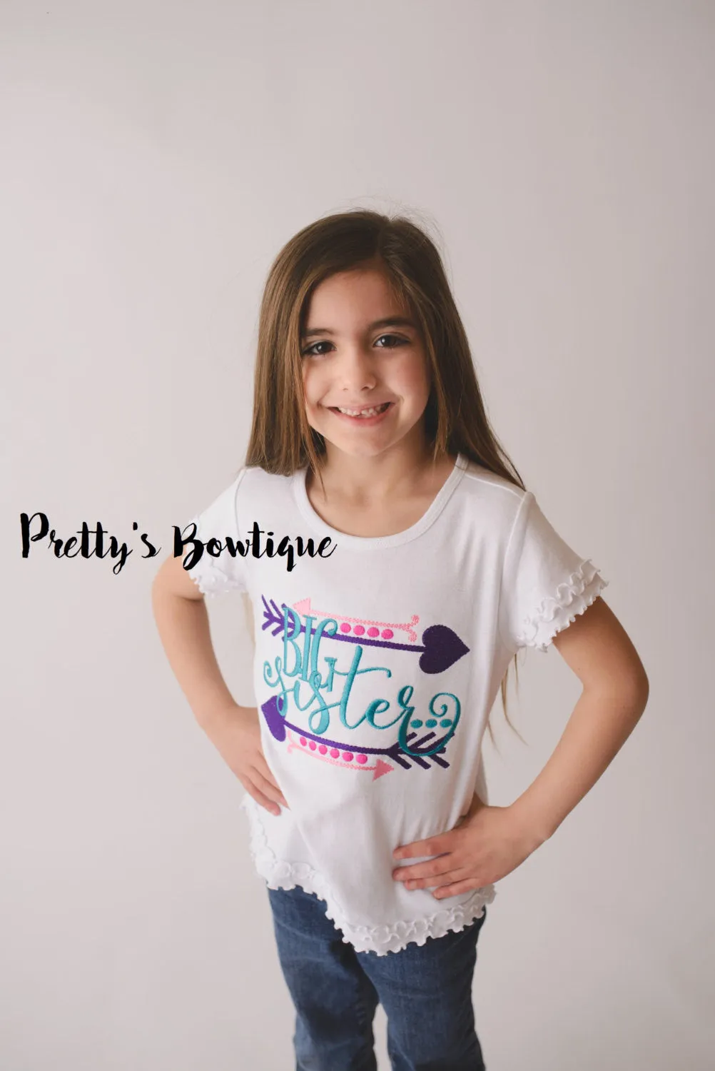 Big Sister T shirt-  Big sister announcement shirt -- Big Sister t shirt or body suit-- Pregnancy Announcement Shirt