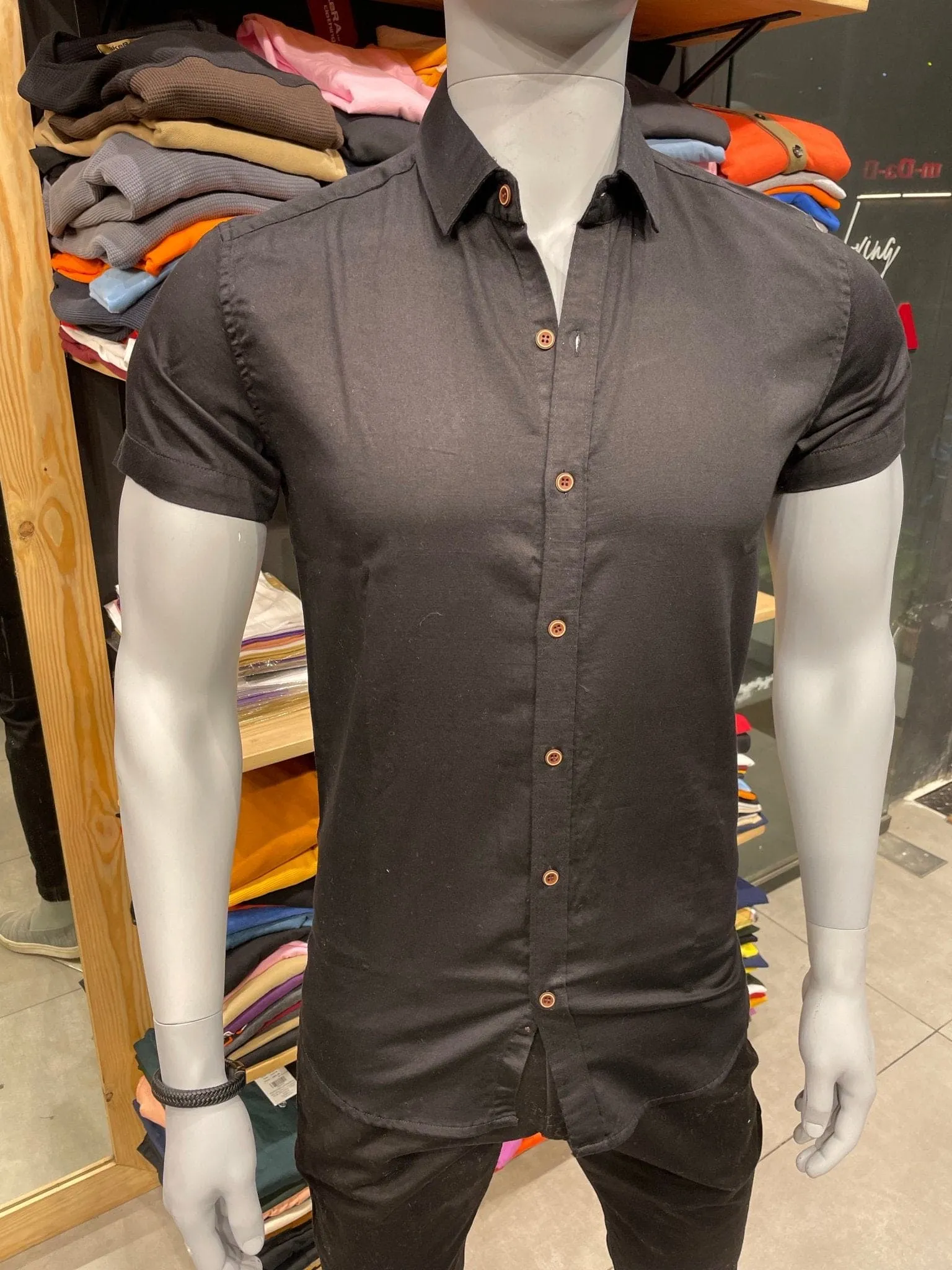 Black Linen Shirt