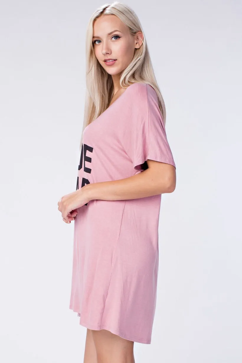 Bride Squad T-Shirt Dress