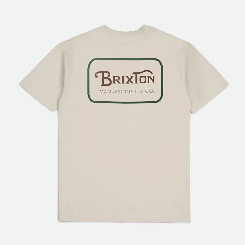 BRIXTON Grade S/S Standard Tee - Cream