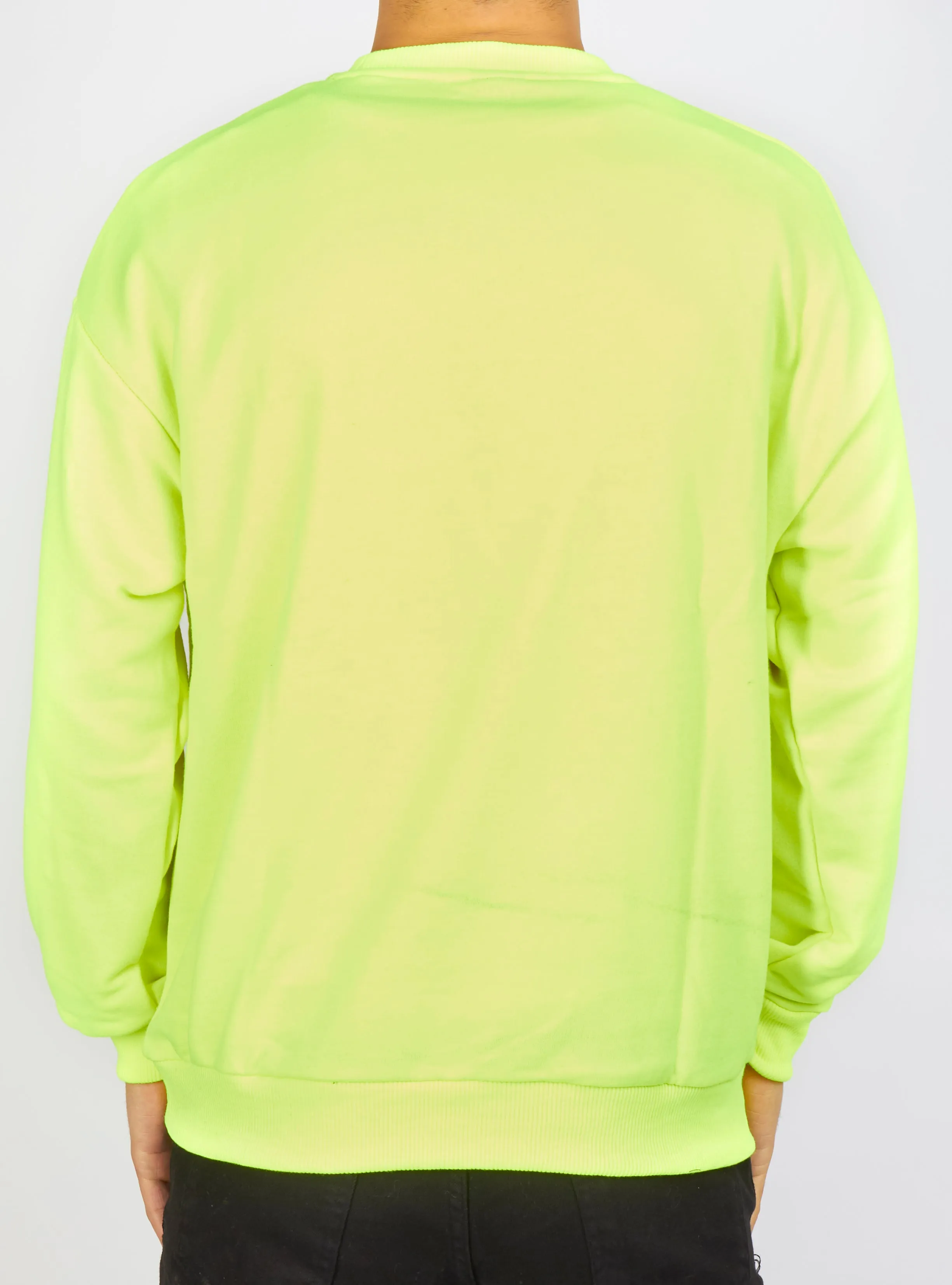 Buyer's Choice Sweater - Lips - Neon Yellow - SW-21562