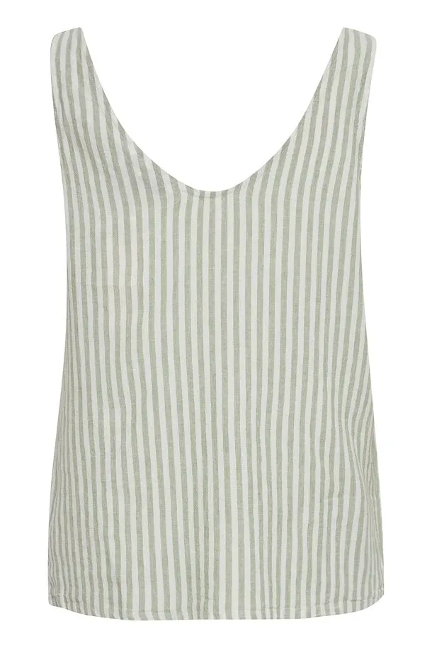 b.young Top Byfalakka women's tank top 20811302 200495 seagrass mix