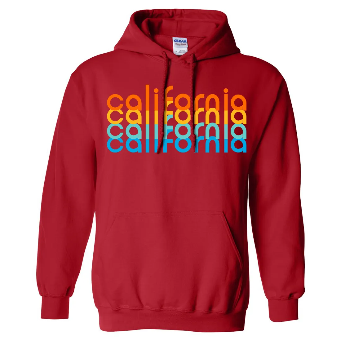 California Rainbow Stack Sweatshirt Hoodie