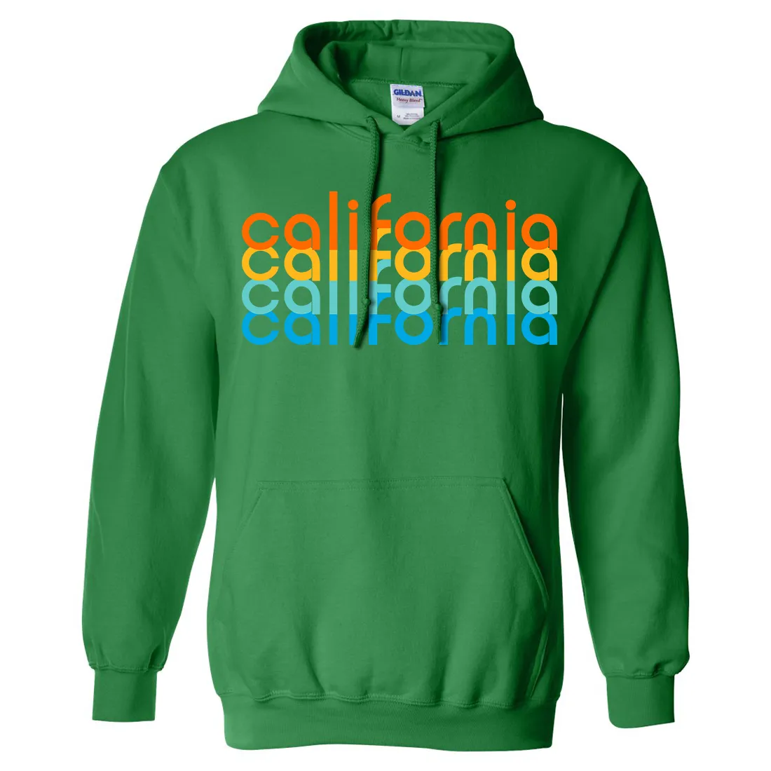 California Rainbow Stack Sweatshirt Hoodie