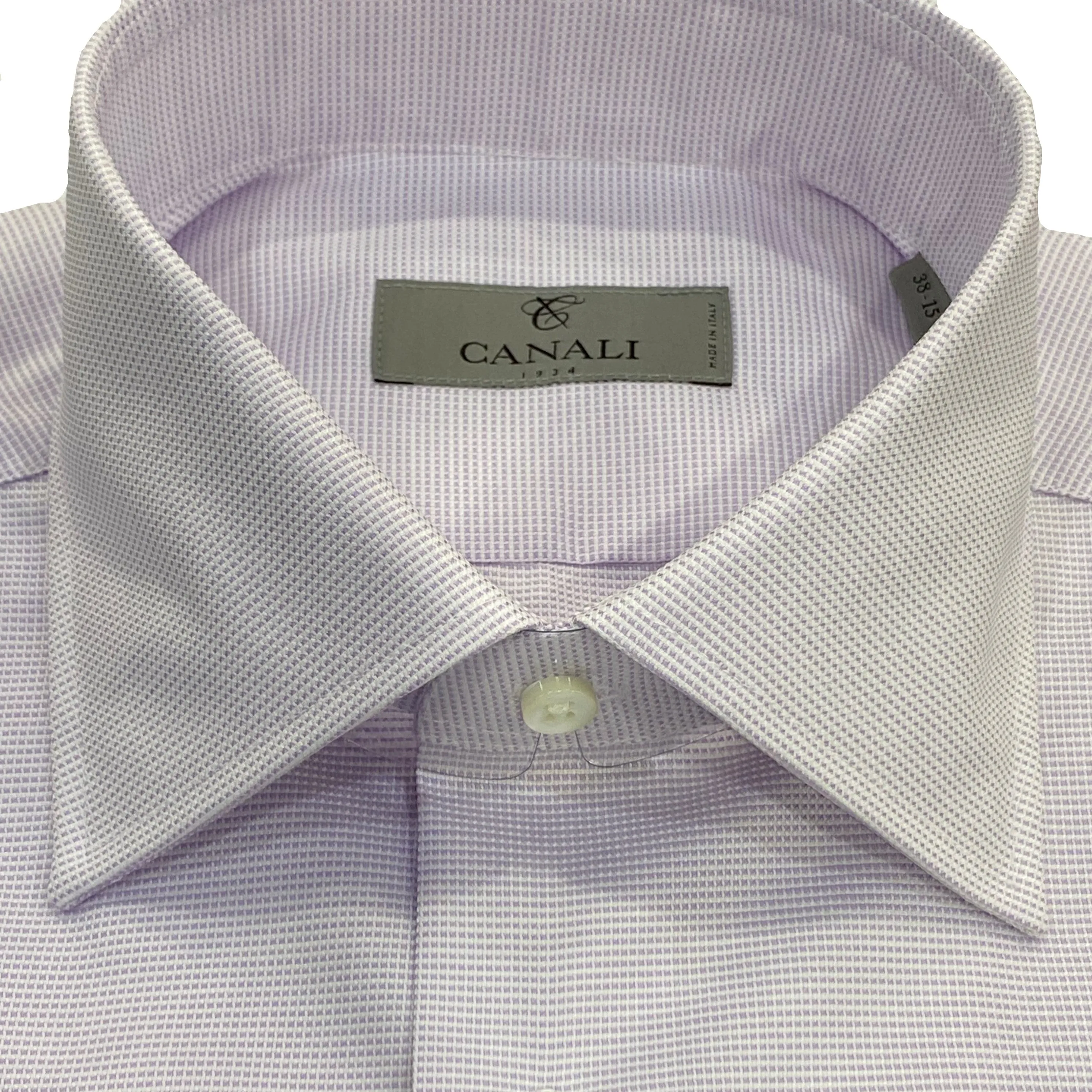 Canali Lilac Slim Fit Shirt