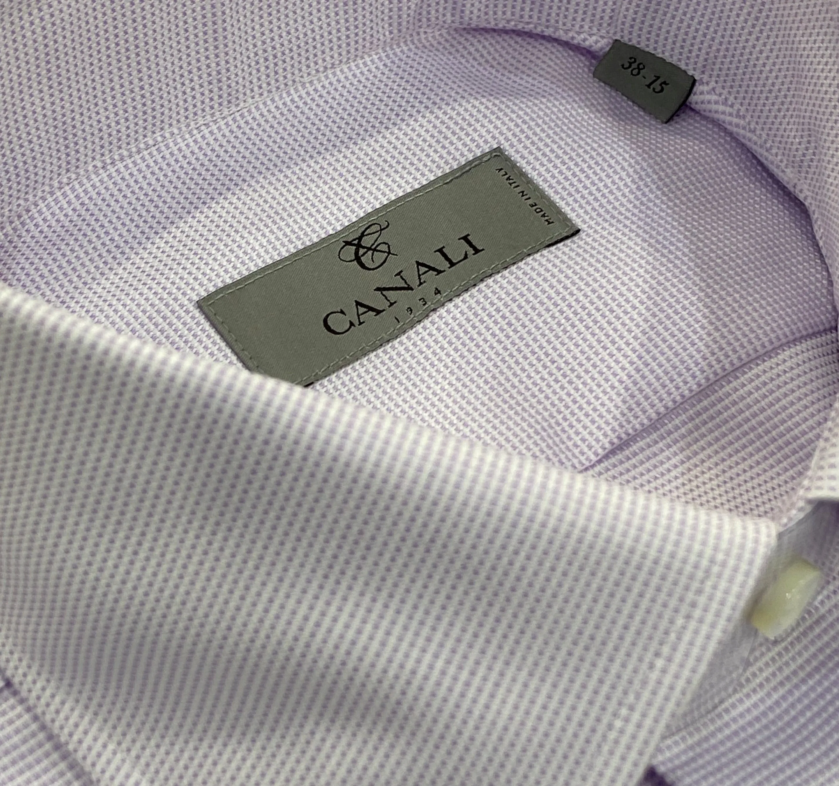 Canali Lilac Slim Fit Shirt