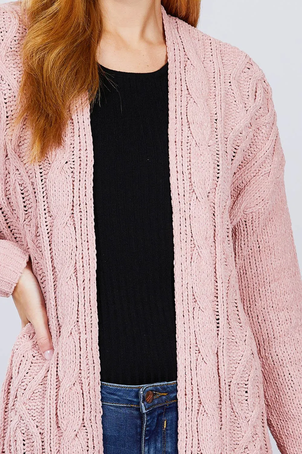 Chenille Sweater Cardigan