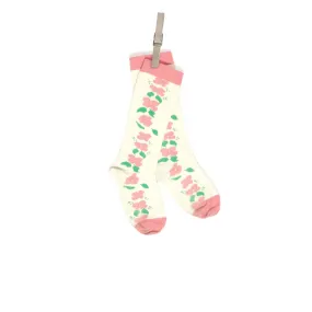 Children's Socks - Cream Floral