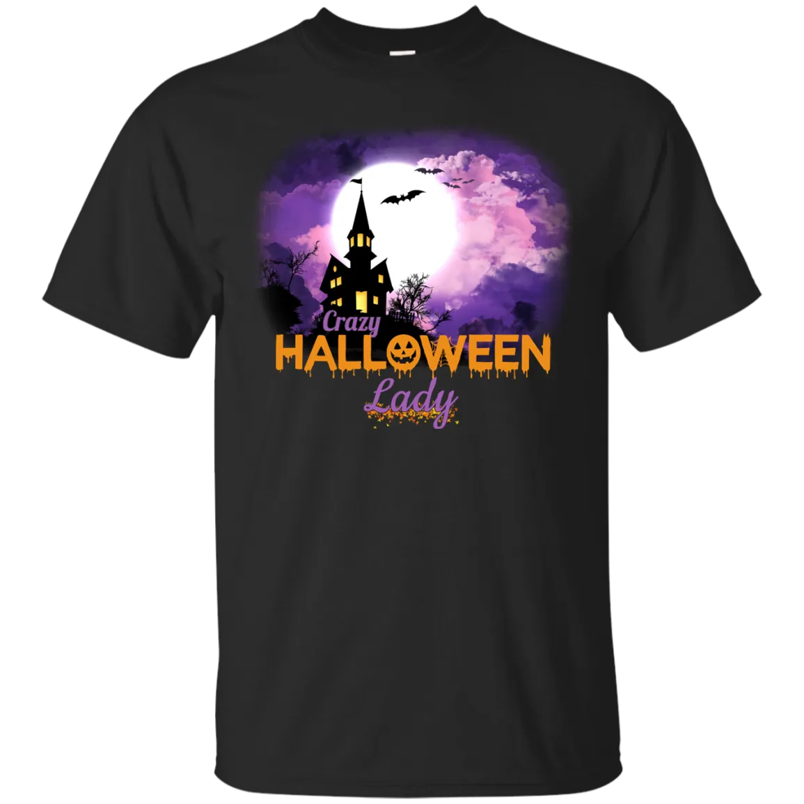 Crazy Halloween Lady shirt, tank top, hoodie