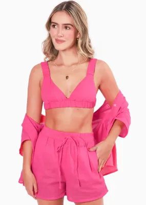 Crop top de tiras con elástico - NASLA