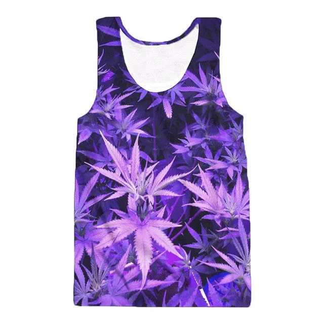 Dank Master Purple Weed Tank Top