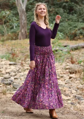 Dawn Maxi Skirt Amethyst