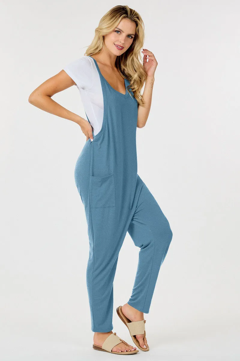 DOORBUSTER! Basic Pocket Jumpsuit - 6 Colors