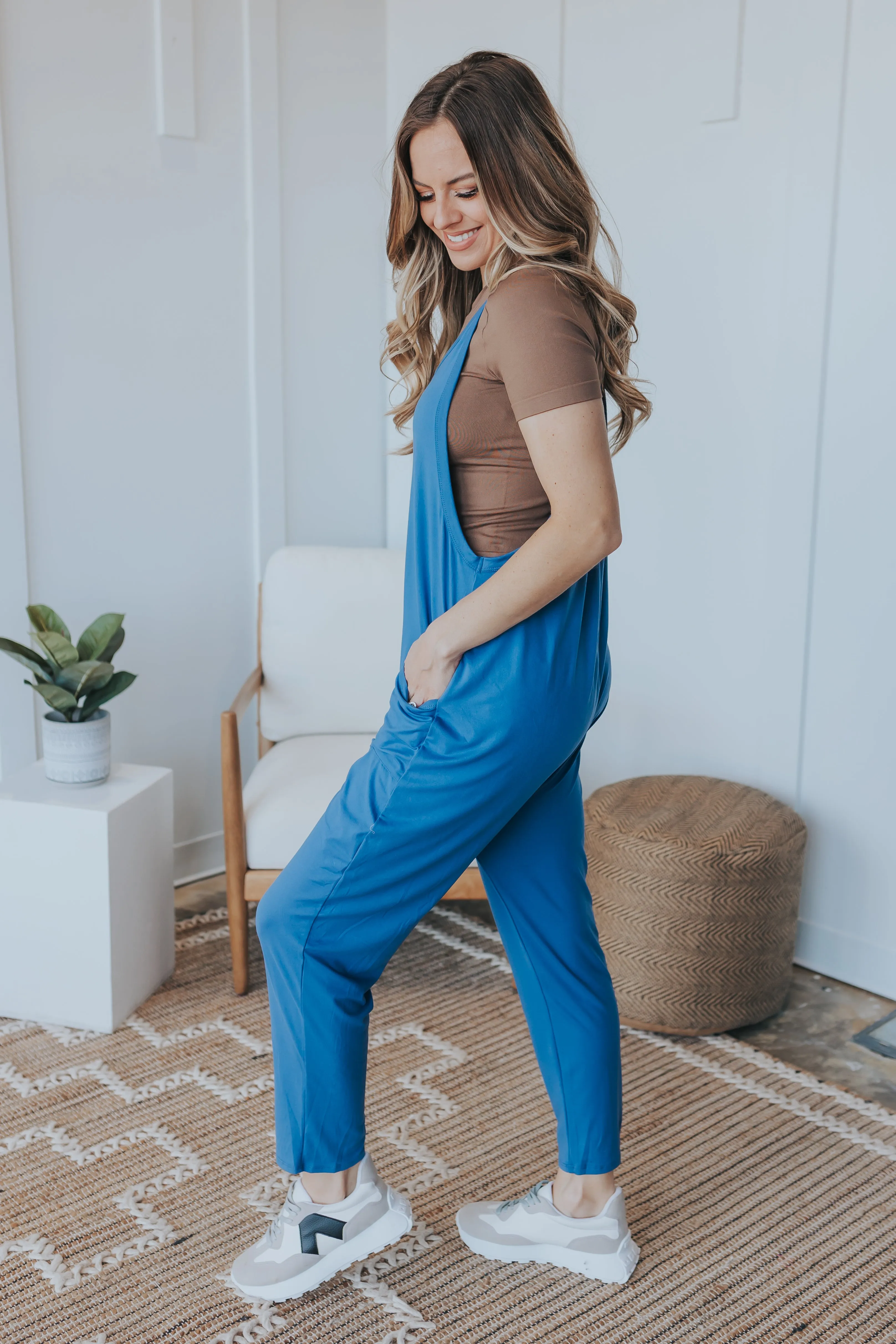 DOORBUSTER! Basic Pocket Jumpsuit - 6 Colors