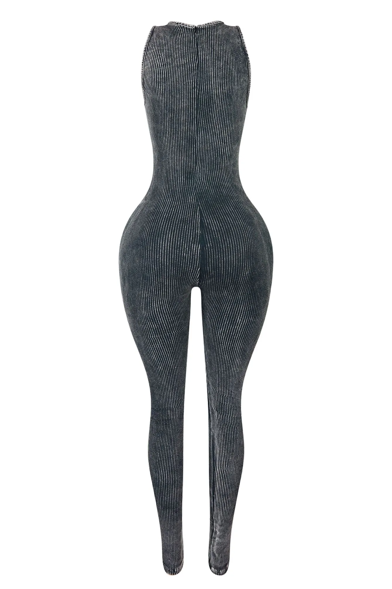 Ember Mineral Washed Cutout Jumpsuit