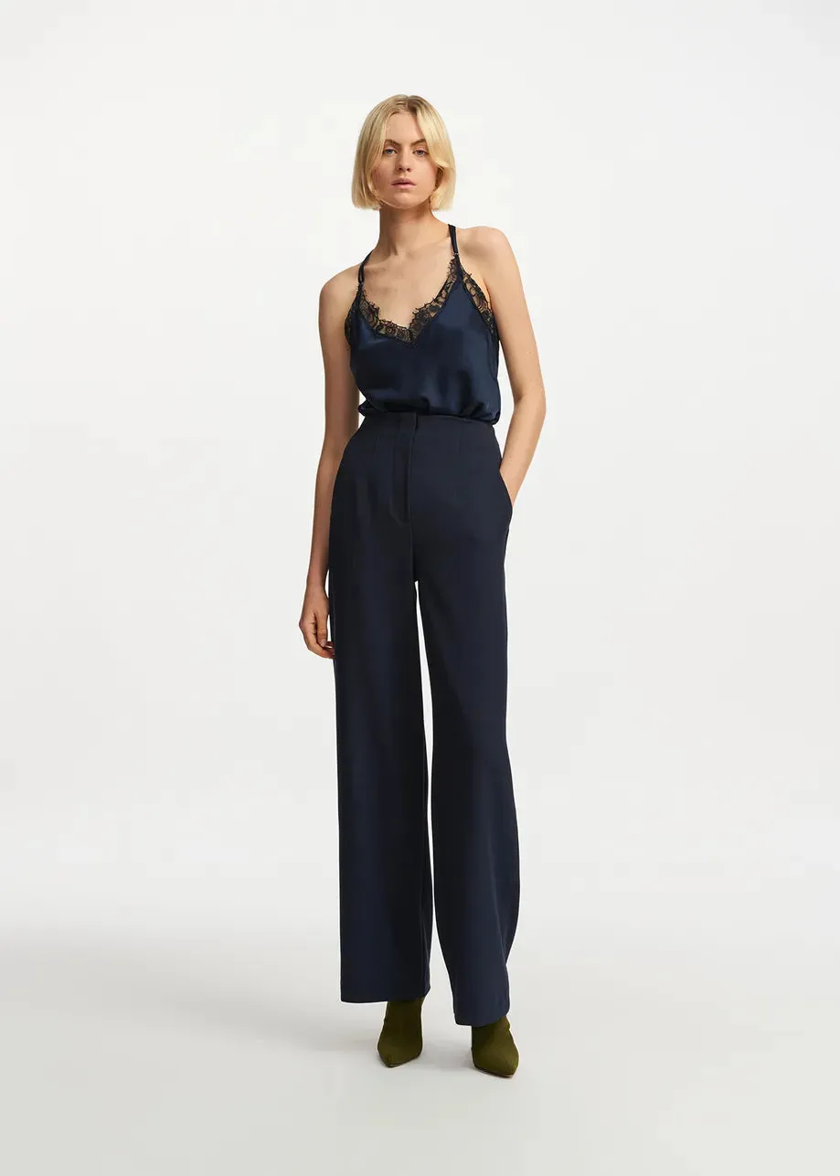 Essentiel Antwerp Fang Top in Navy