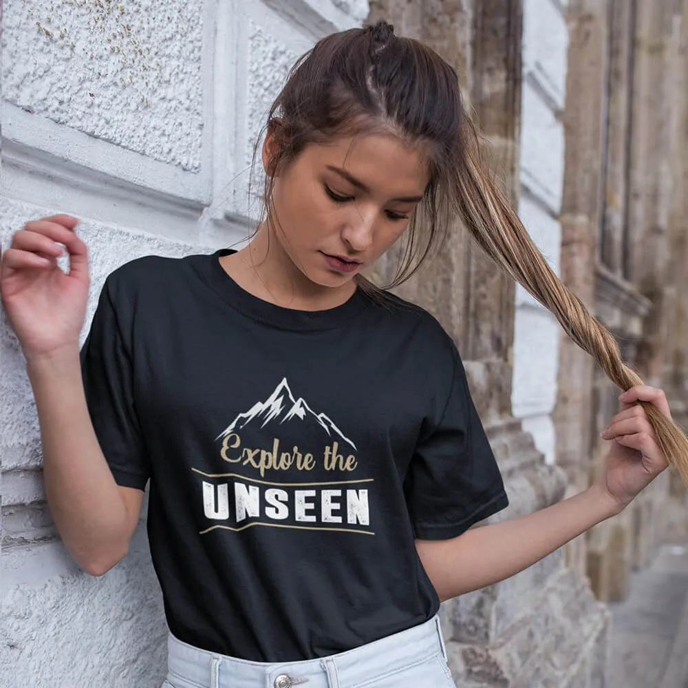 Explore The Unseen Half Sleeve T-Shirt