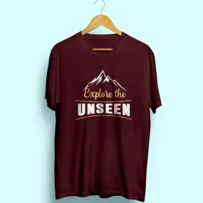 Explore The Unseen Half Sleeve T-Shirt