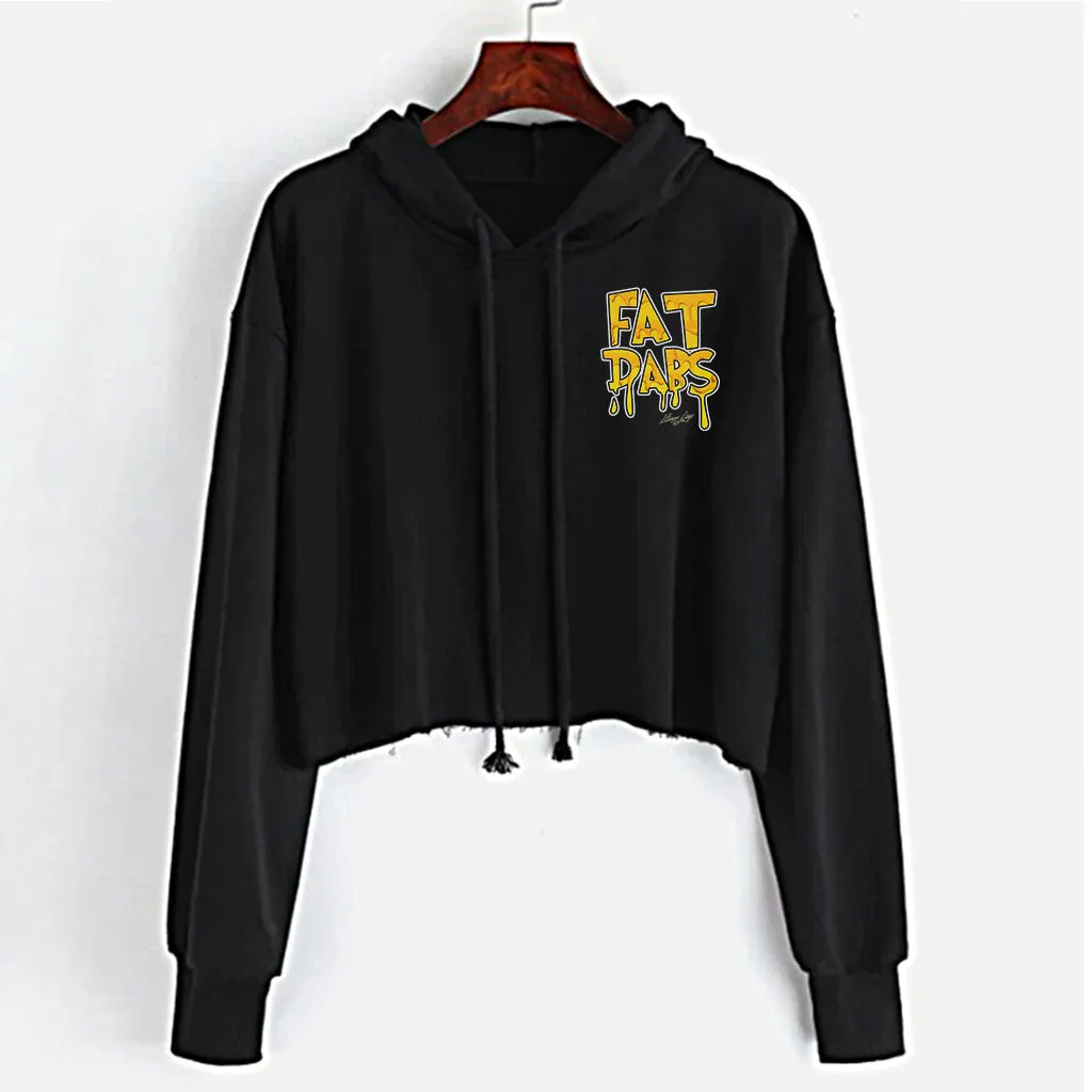 Fat Dabs Crop Top Hoodie