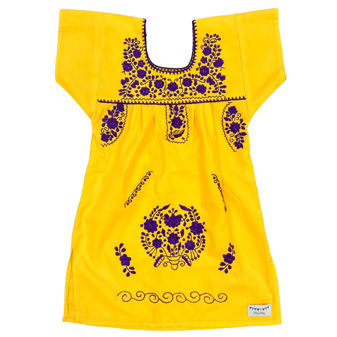 Fiesta Dress - Purple/ Gold