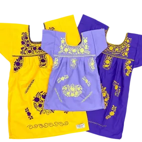 Fiesta Dress - Purple/ Gold