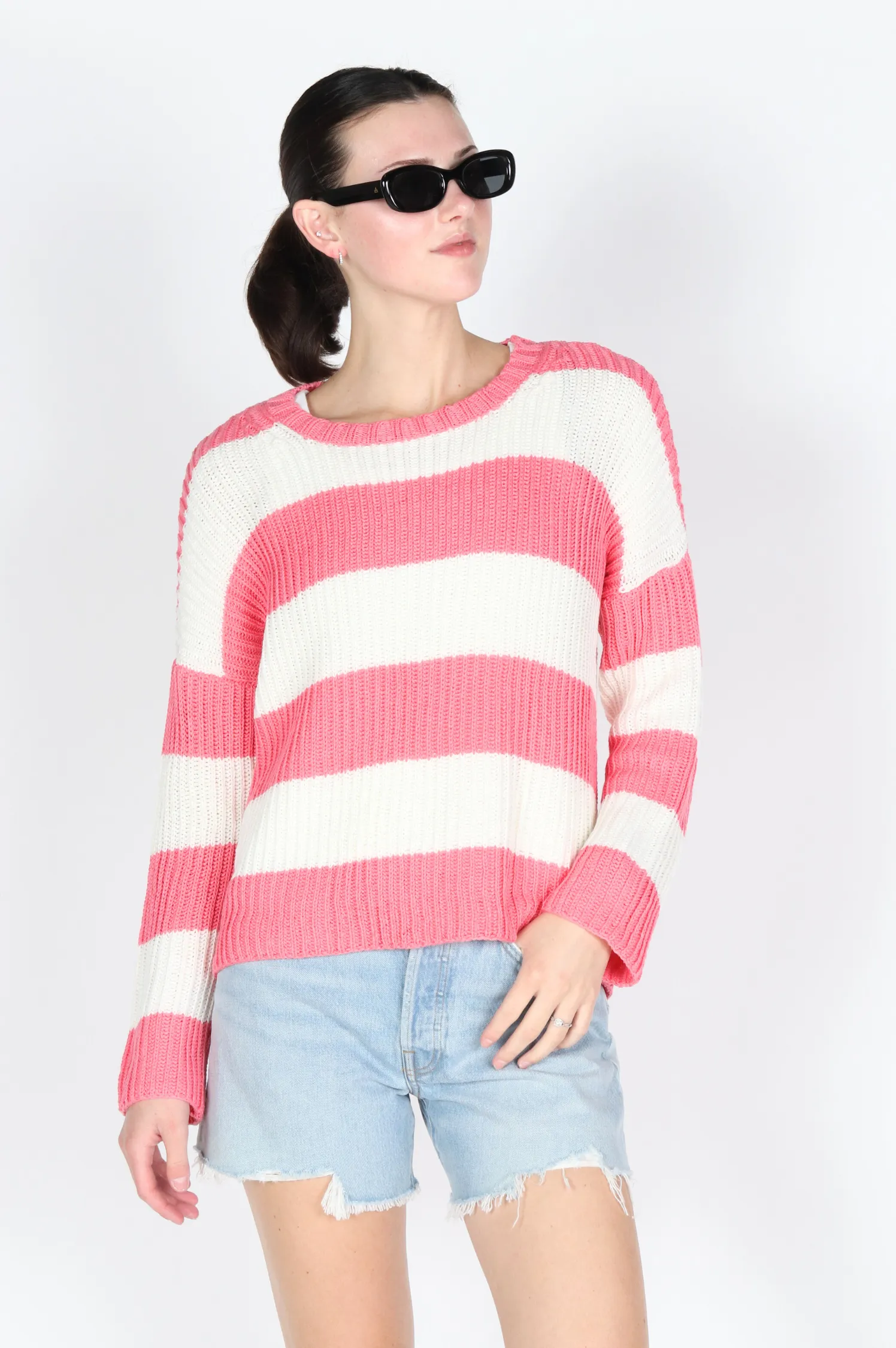 Foster Striped Crew Cotton