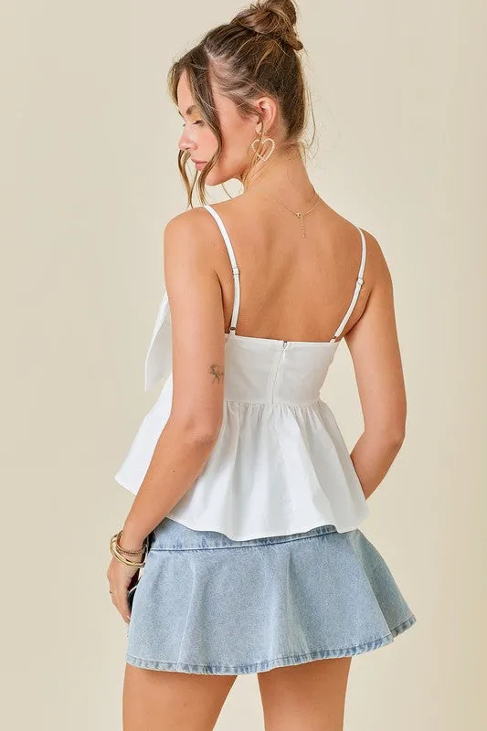 Front Bow Detail Top