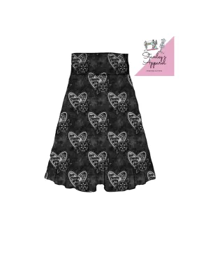 get creepy Adult Skater twirly skirt