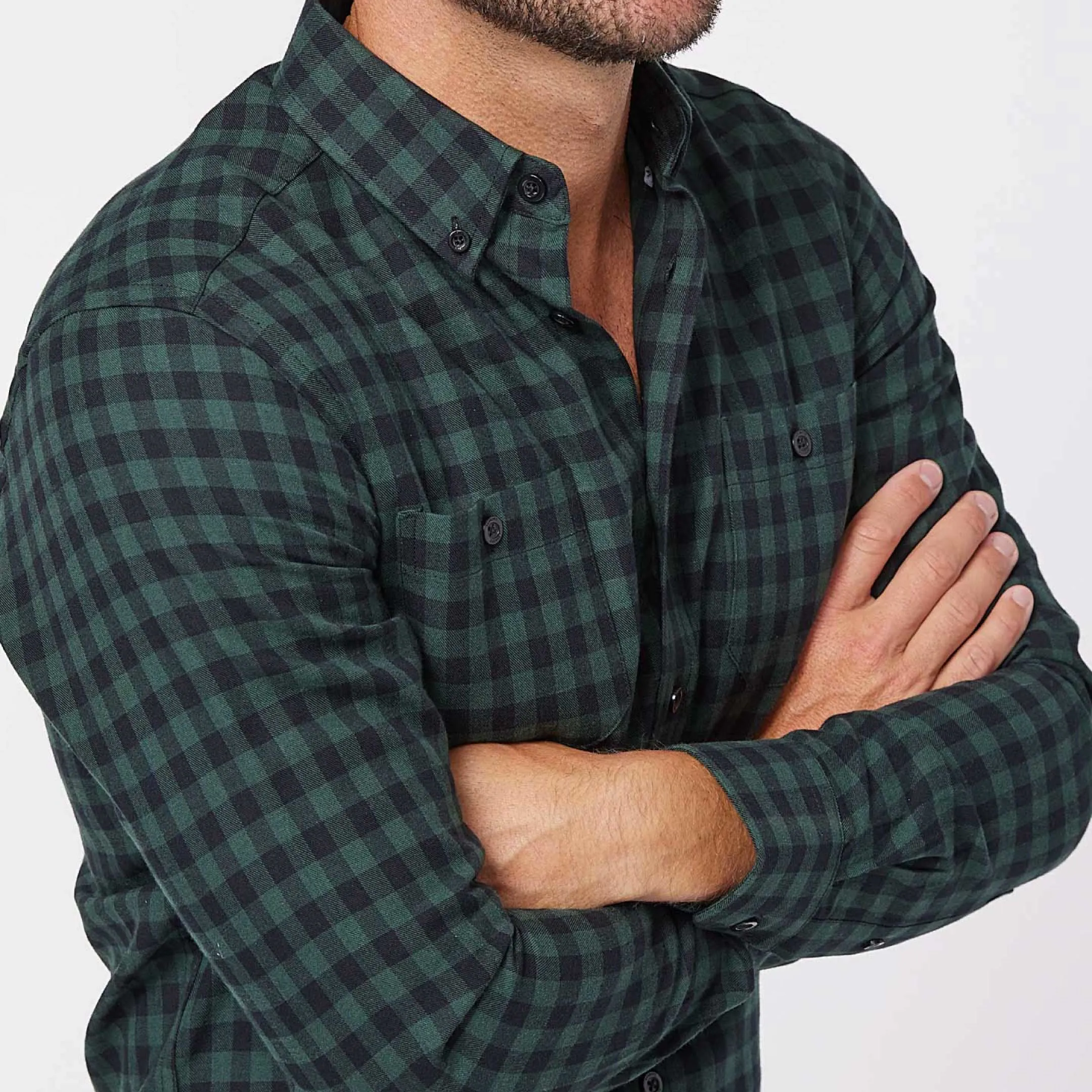 Greenstone Plaid Shirt