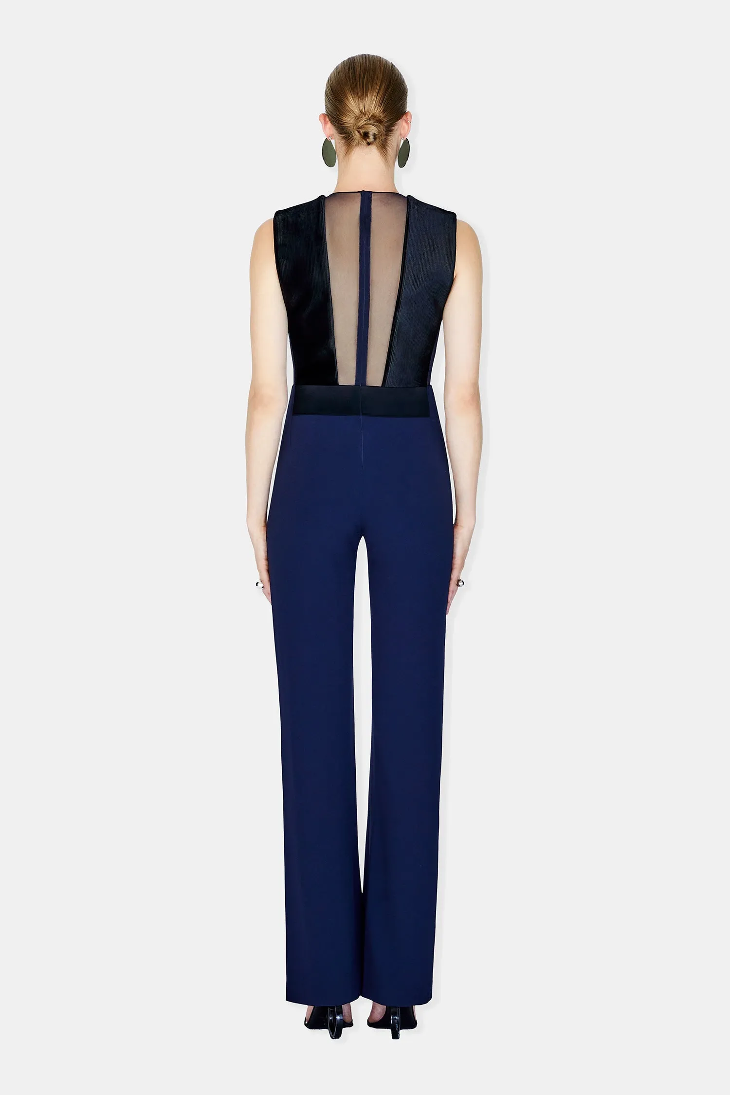 Gwyneth Jumpsuit - Black & Midnight