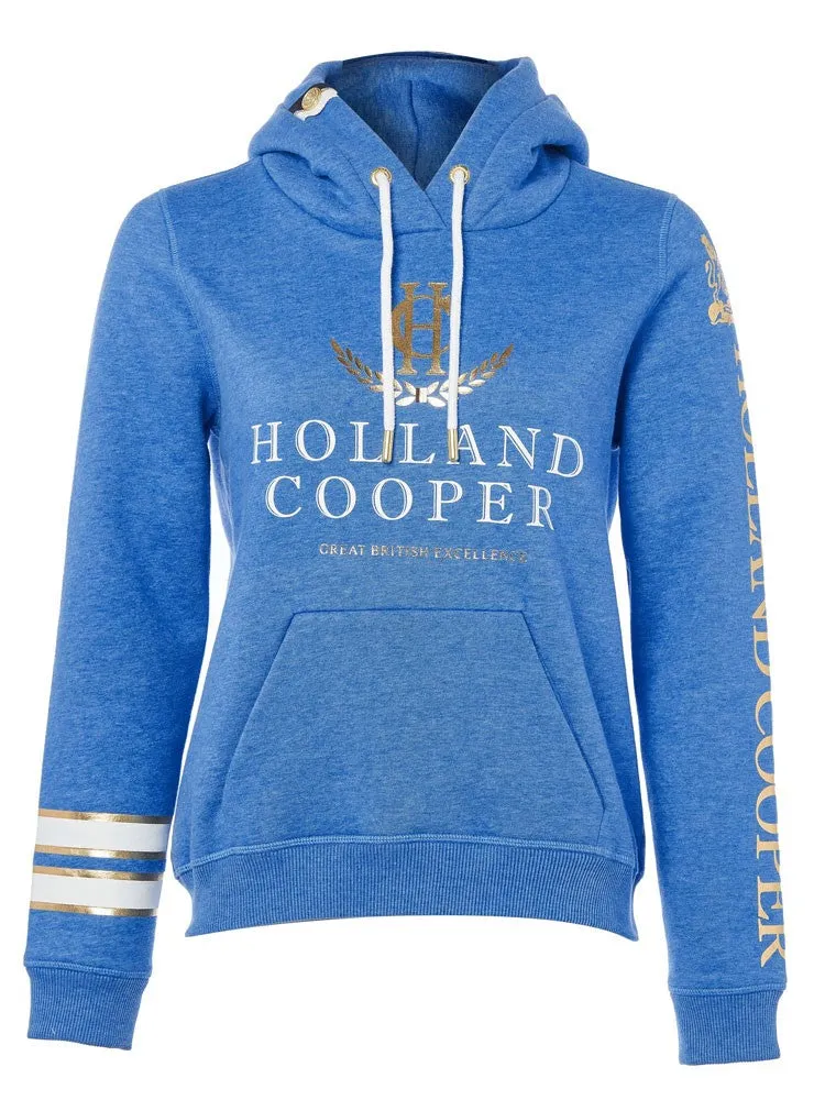 HC Heritage Hoodie - Deep Cobalt Marl