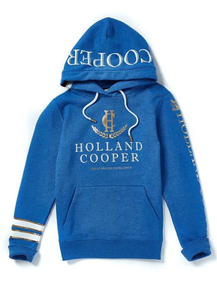 HC Heritage Hoodie - Deep Cobalt Marl