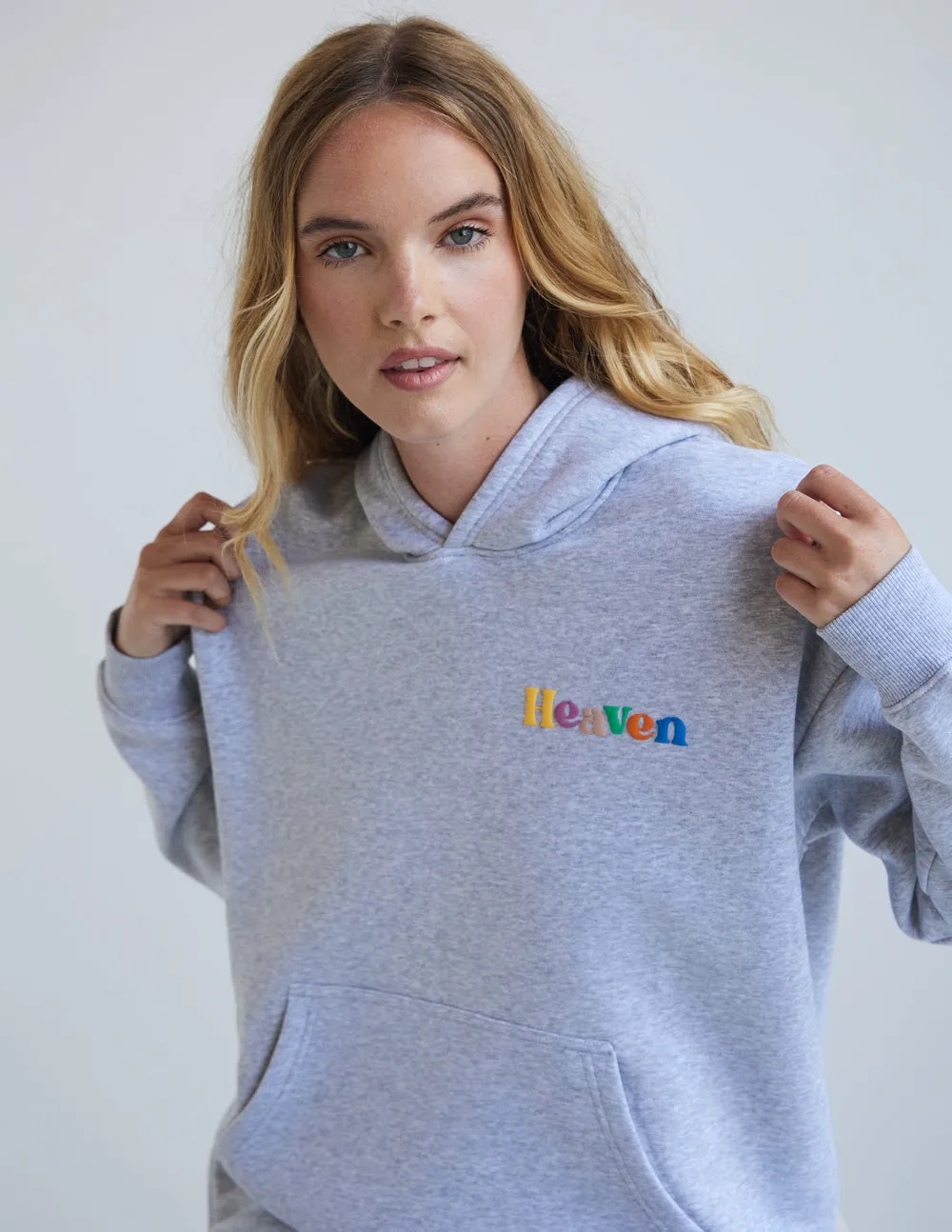 Heaven Heather Grey Unisex Hoodie